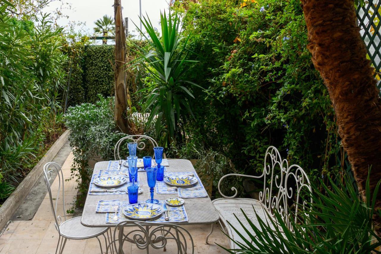 Sea Front Flat Promenade Des Anglais With Garden Ницца Экстерьер фото