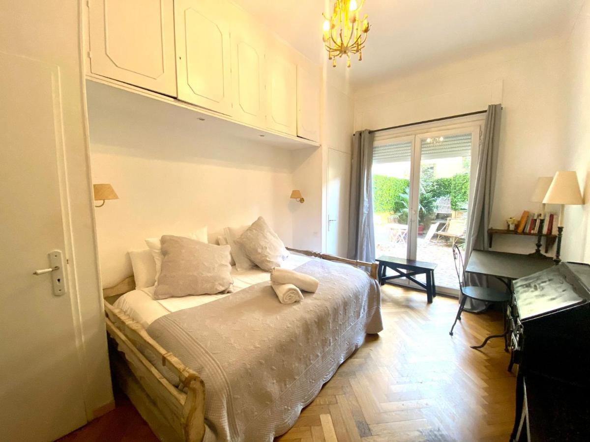 Sea Front Flat Promenade Des Anglais With Garden Ницца Экстерьер фото
